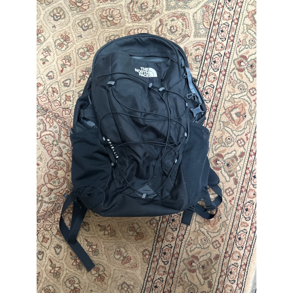 The North Face Borealis Backpack Black FlexVent Laptop Bag Hiking Daypack